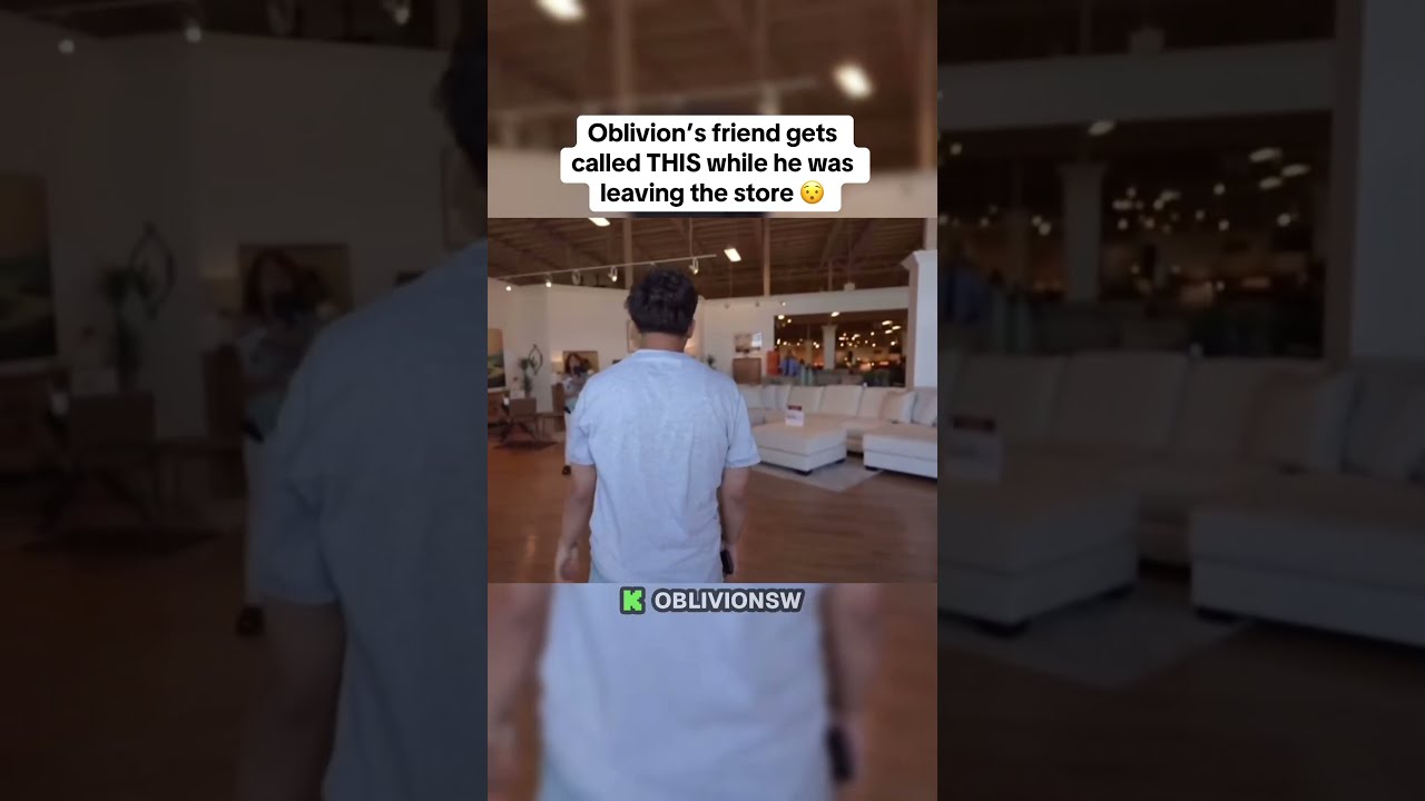 Oblivions Friend Gets Called THIS While Leaving The Store Oblivion Shorts