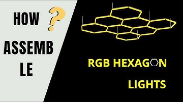 How To Install RGB Hexagonal Light | From Assembly to Installation | Tips And Tricks