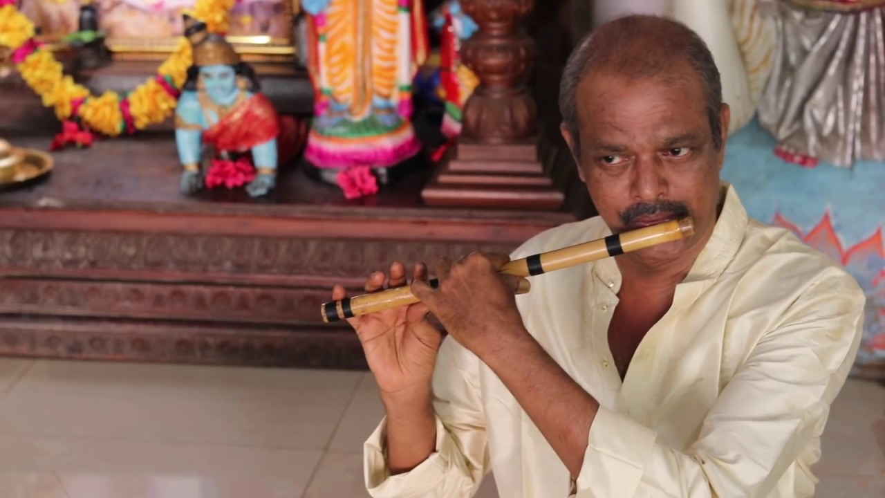 Chethimandaram flute cover by our dad SURESH PR |Amritha suresh| Abhirami suresh | Amrutam gamay|