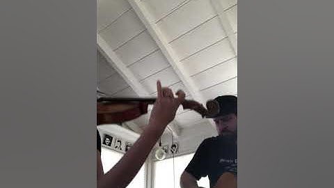 Jessica & Ryan Haddy Rehearsing - Name this song! - KRUTZ Strings Ambassador