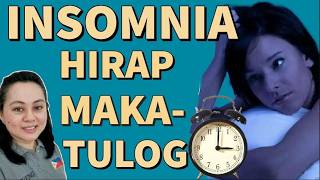 INSOMNIA: Hirap Makatulog - Payo ni Doc Liza Ramoso-Ong @DocWillieOng