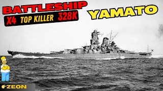 🇯🇵🏆Морские легенды: ЯМАТО🔥328k🔥x4 #worldofwarships