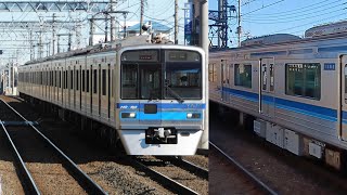 【SIVは換装されたもののパンタグラフはそのまま】京成本線 北総7300形7808編成北総返却回送勝田台通過