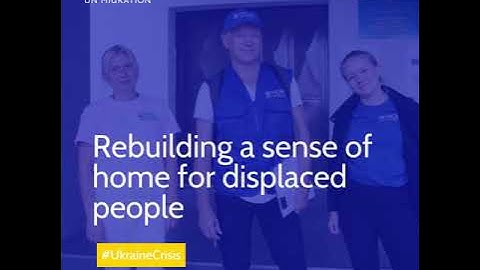Rebuilding a sense of home for displaced people