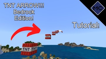TNT Arrow Command! Minecraft Bedrock Edition!