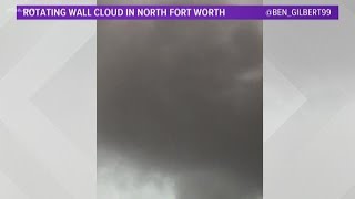 DFW weather forecast update: Viewer photos show rotating wall clouds