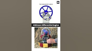 Atkinson Differential Engine, Opposed Piston Engine #engine #cad #3ddesign #automobile #3d #shorts