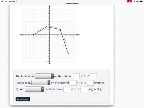DM Increasing vs Decreasing Linear Piecewise