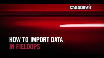 How to Import Data into FieldOps