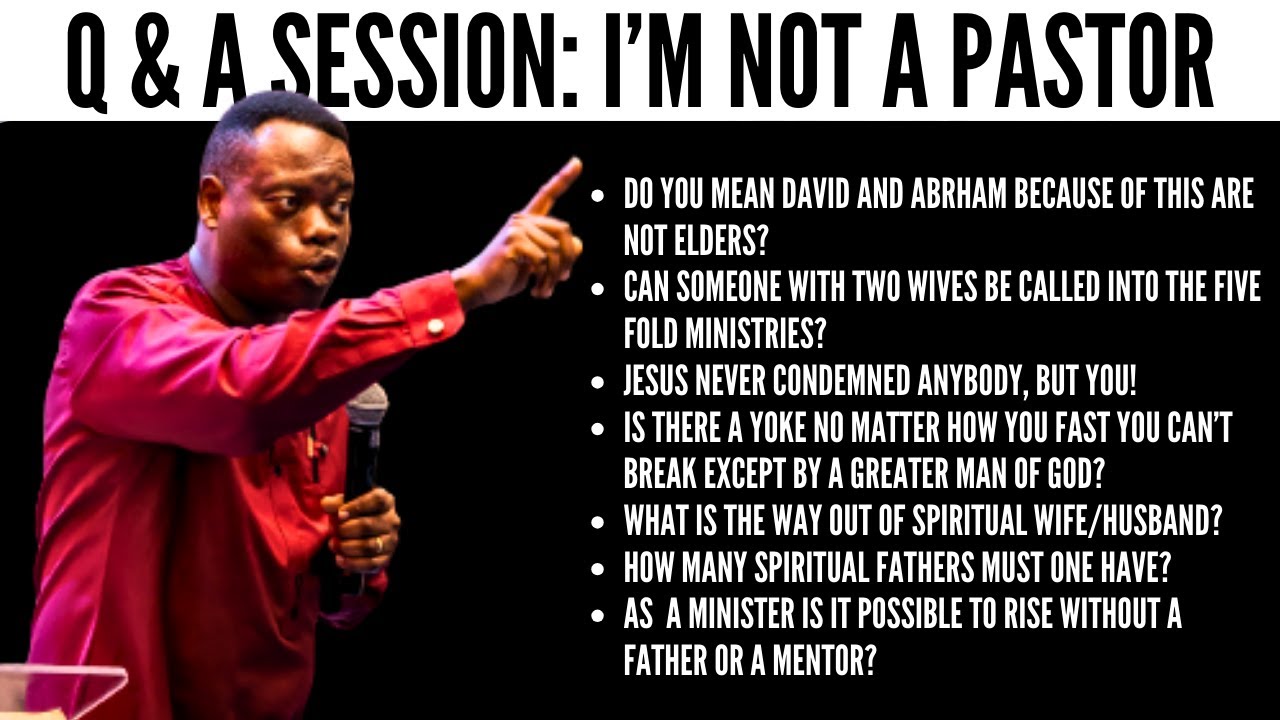 APOSTLE AROME OSAYI ANSWERS SOME TOUGH QUESTIONS FROM HIS ONLINE AND ONSITE CONGRGATION