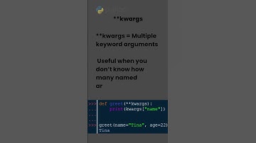 🔍 What are args and kwargs in Python 📌 Explained in 30 seconds!
