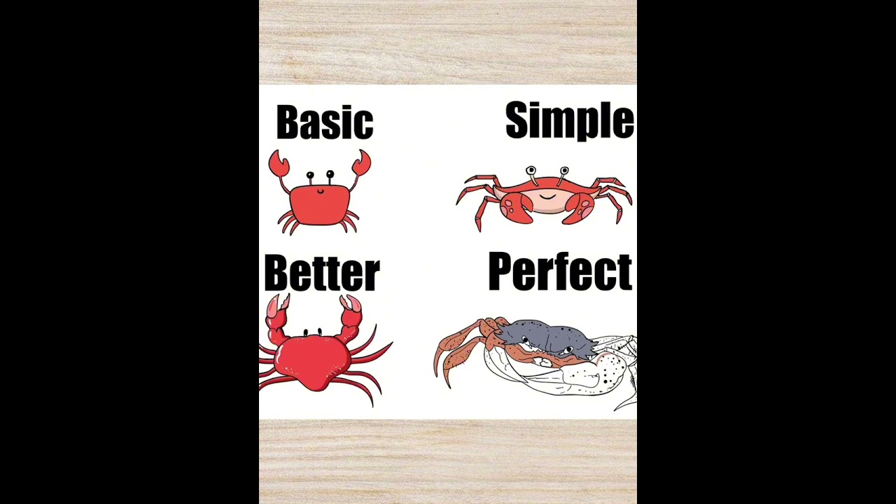 Challenge Accepted: Draw Crab So Real You Can Feel Them"