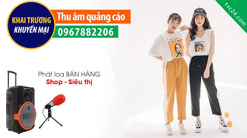Thu âm Shop quần áo thời trang Minh An MC nữ đọc Quảng cáo