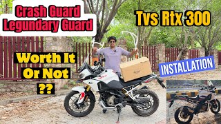 Tvs Apache Rtx 300 Modification || Tvs Rtx 300 Crash Guard || Legundary Custom Crash Guard For Rtx 3