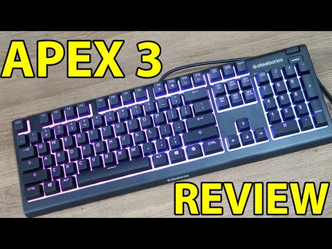 Steelseries Apex 3 RGB Gaming Keyboard Review