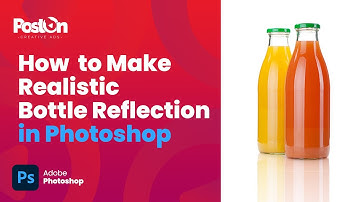 Create Realistic Bottle Reflection in  Photoshop | Photoshop 2022