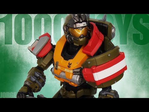 1000Toys - Halo Reach - Jorge-052 Noble Five Review - YouTube