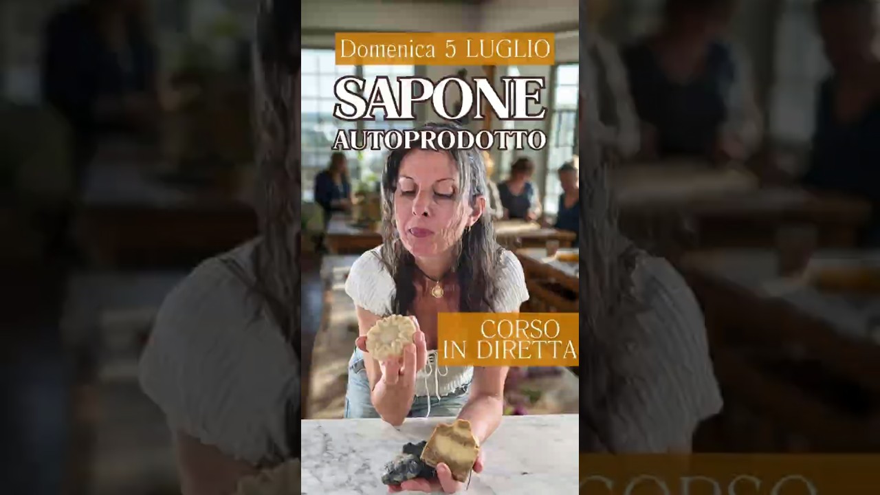 SAPONE FATTO IN CASA? Impara a farlo in diretta con noi!