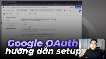 Hướng dẫn setup Google OAuth (GOOGLE_CLIENT_ID / GOOGLE_CLIENT_SECRET)