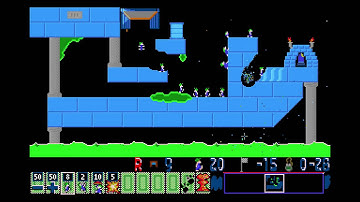 Lemmings Plus Omega [Puzzling 11]: Backwards Solution