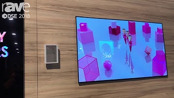 DSE 2018: LG Showcases Its 55EJ5D Wallpaper OLED Signage Display