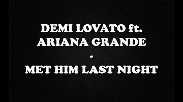 Demi Lovato, Ariana Grande - Met Him Last Night (8D Audio)