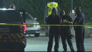 Two people shot in front of Atlanta gas station