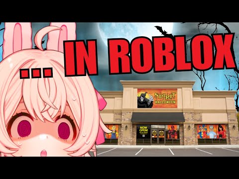 visiting spirit halloween and then going camping to tell spooky stories (in roblox) video thumb