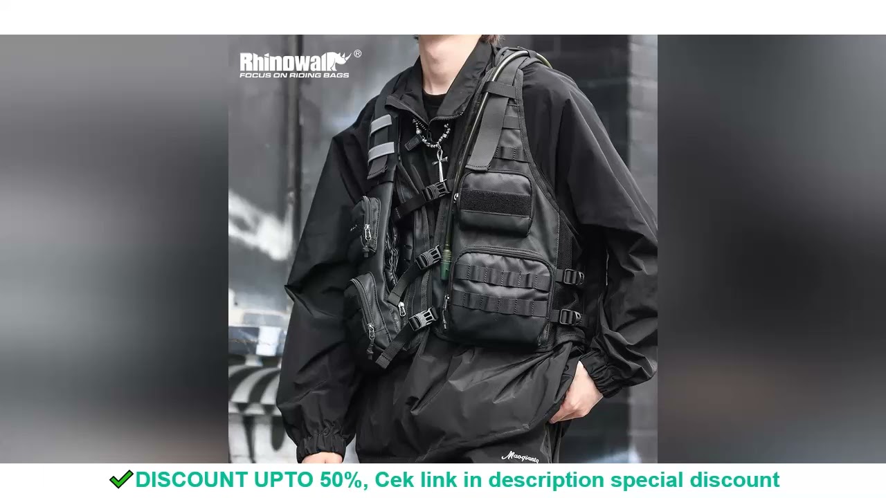 Rhinowalk Motor Riding Vest Universal Cycling Backpack Portable Outdoor Traveling Sporting Pack Stor