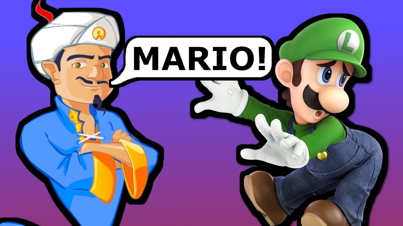 Kennt Akinator die MarioCharaktere? Thema Super Mario YouTube