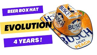 Beer Box Cowboy Hat Evolution