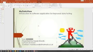 Introduction to improved data checking and validation using a Java client application - MyDataView
