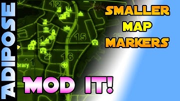 Fallout 4 - Smaller Map Markers - MOD IT! #13