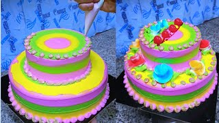 colorful cake design | beautiful cake design | emoji cake design | Amazing cake | 🎂 pineapple cake
