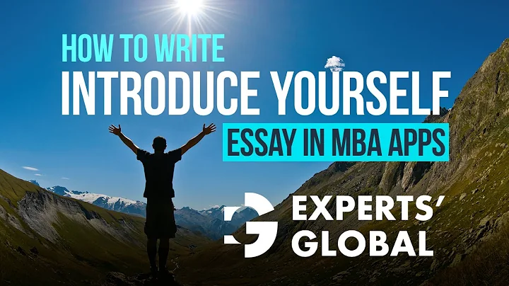 How to Write Introduce Yourself Essay in MBA Applications | Admission Consulting (US Accent)