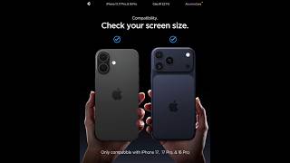 Spigen EZ Fit Tempered Glass Screen Protector Guard For iPhone 17/17 Pro / 16 Pro