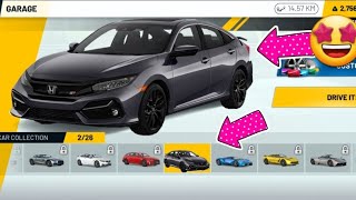 honda civic in / extreme car driving simulator / 🥰😍 screenshot 5