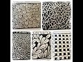  ides zentangle n1  6 motifs diffrents faciles  reproduire 