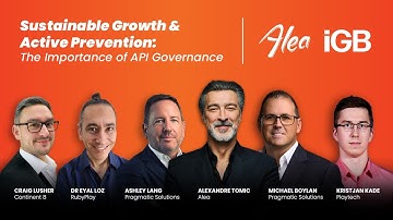 Webinar Alea x iGB | Alexandre Tomic speaks on Sustainable Growth & Active Prevention