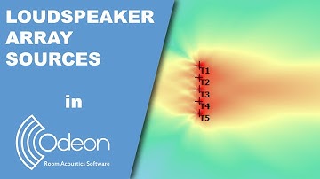 How to define loudspeaker array sources - ODEON tutorial