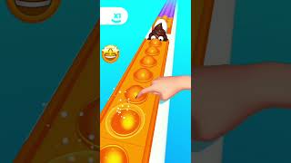 Pop Run 🌀❄️ /Satisfying Android best mobile games #shorts #games #cartoonvideo #poprun3d