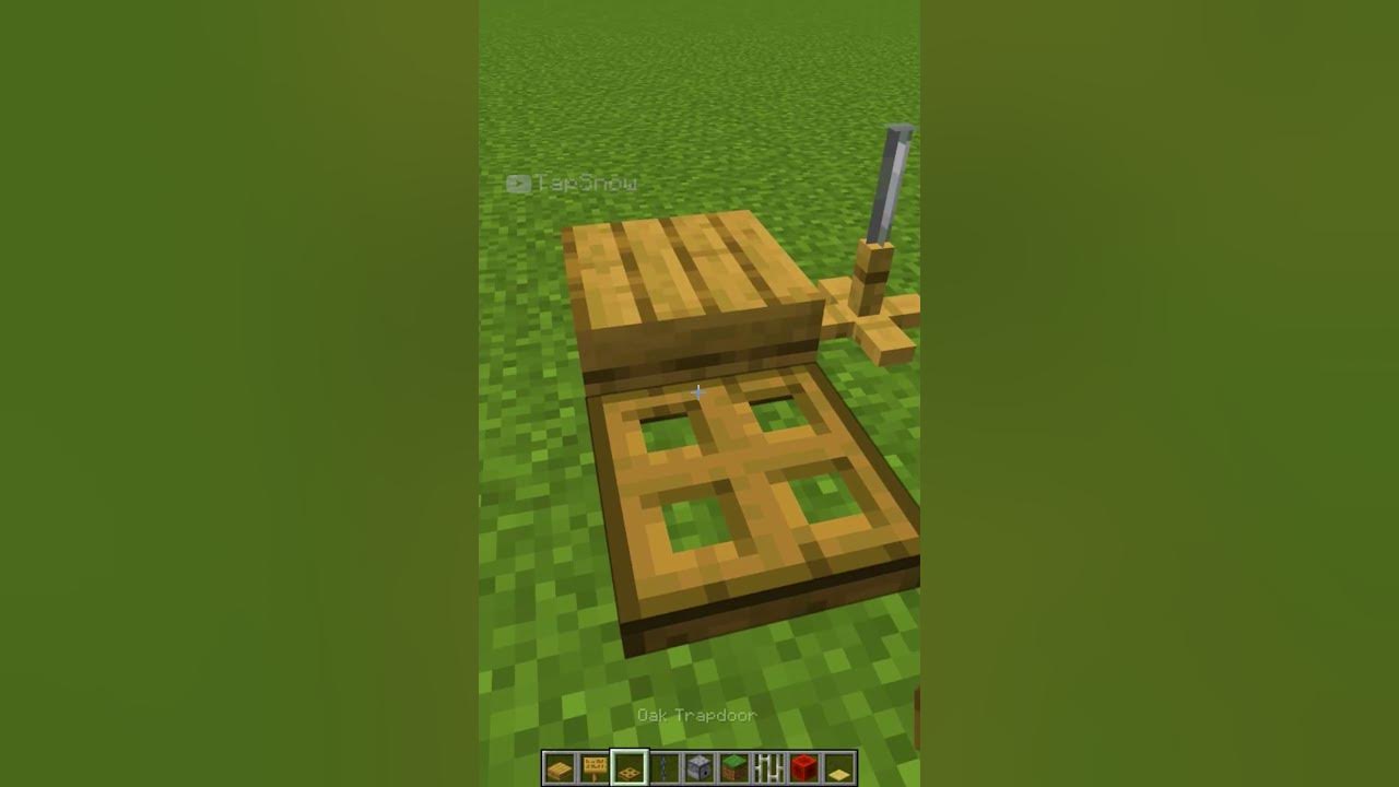 how to make a working chair in minecraft shorts YouTube