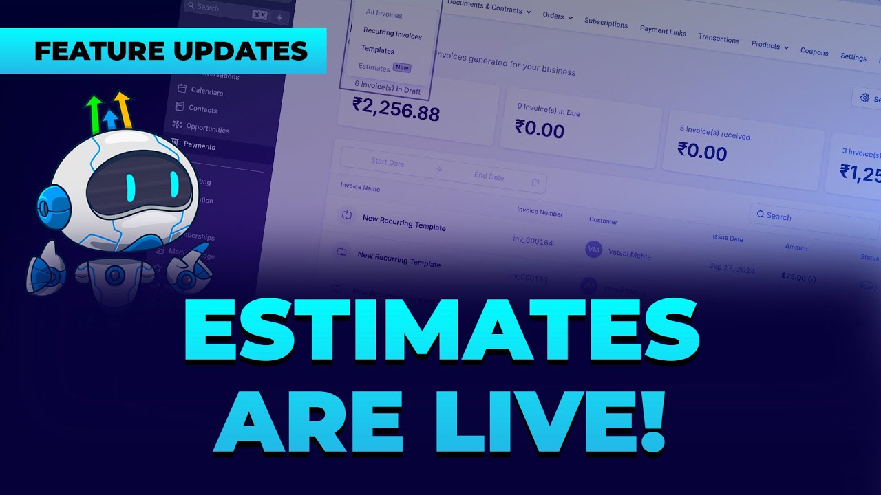 Expert Rates Live Software New Feature : Estimates Are Live! - YouTube
