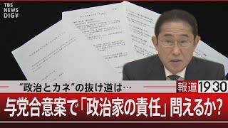 “政治とカネ”の抜け道は…与党合意案で「政治家の責任」問えるか【5月13日(月)#報道1930】TBS NEWS DIG