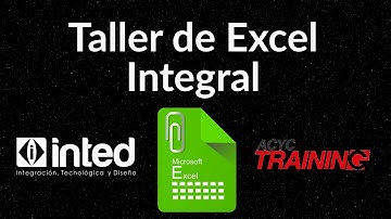 TALLER DE EXCEL INTEGRAL