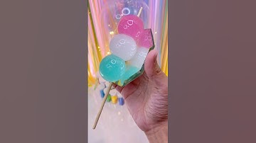 🍡 #shorts #diy #squishy #dango from #orbeez #nanotape #balloon#mochi #wagashi