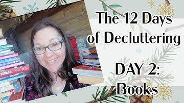 THE 12 DAYS OF DECLUTTERING | DAY 2: BOOKS | VLOGMAS 2022 DAY 3