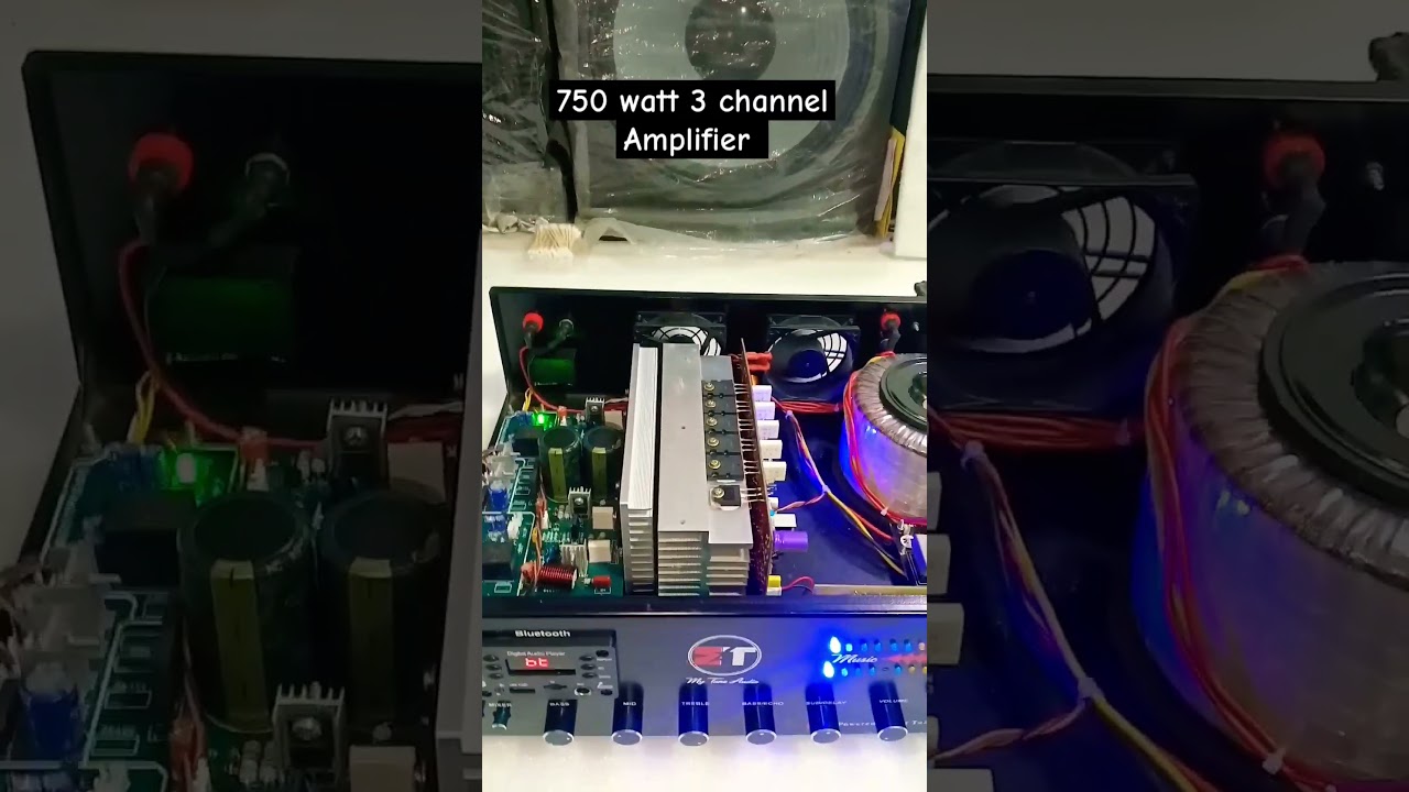 2.1 Amplifier 750 Watt || my tune audio amplifier|| 