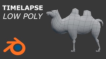 LOW POLY CAMEL | Blender | Speed Modeling 3D