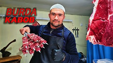 making kebabs🥩 Azimjon polvon ready